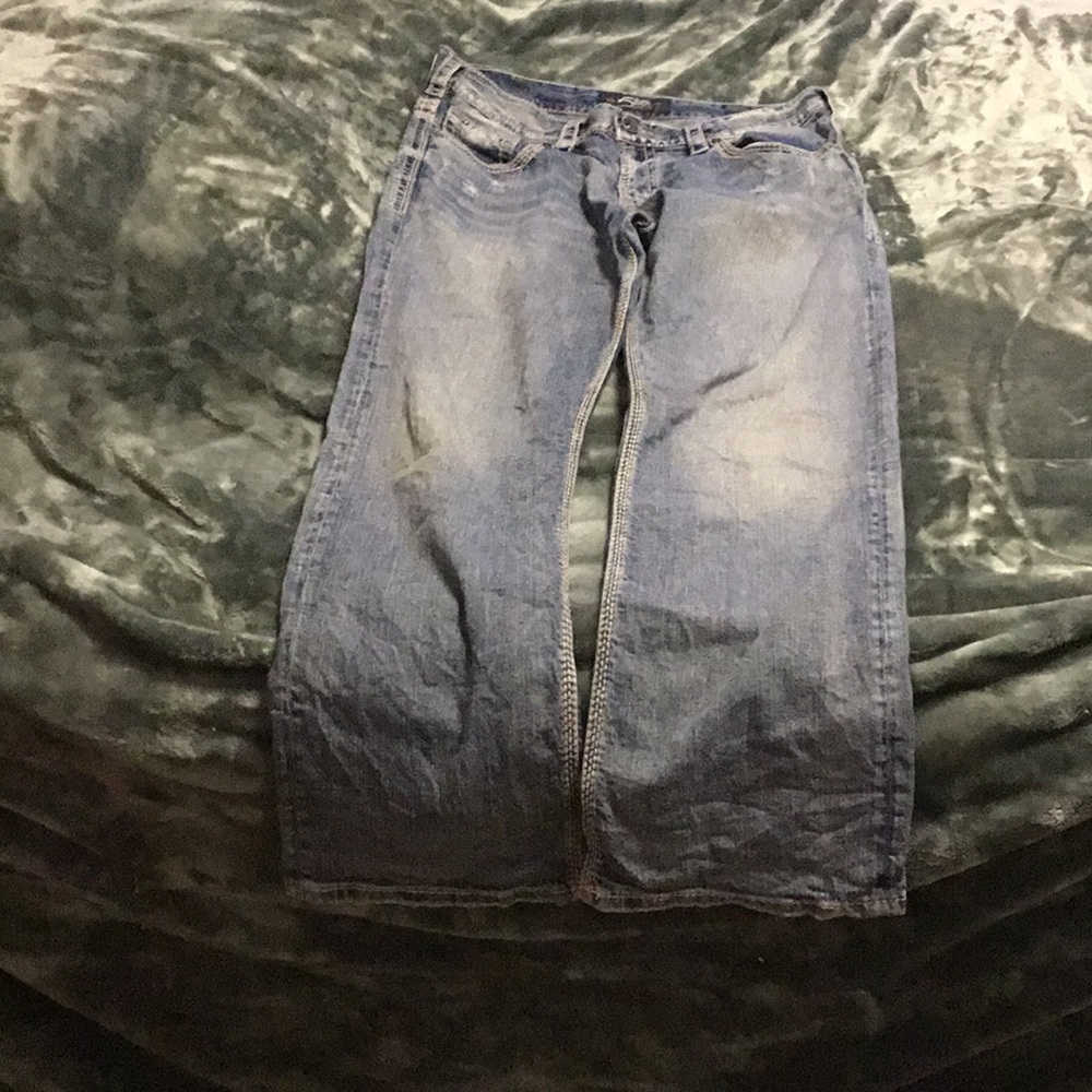 Men’s silver jeans